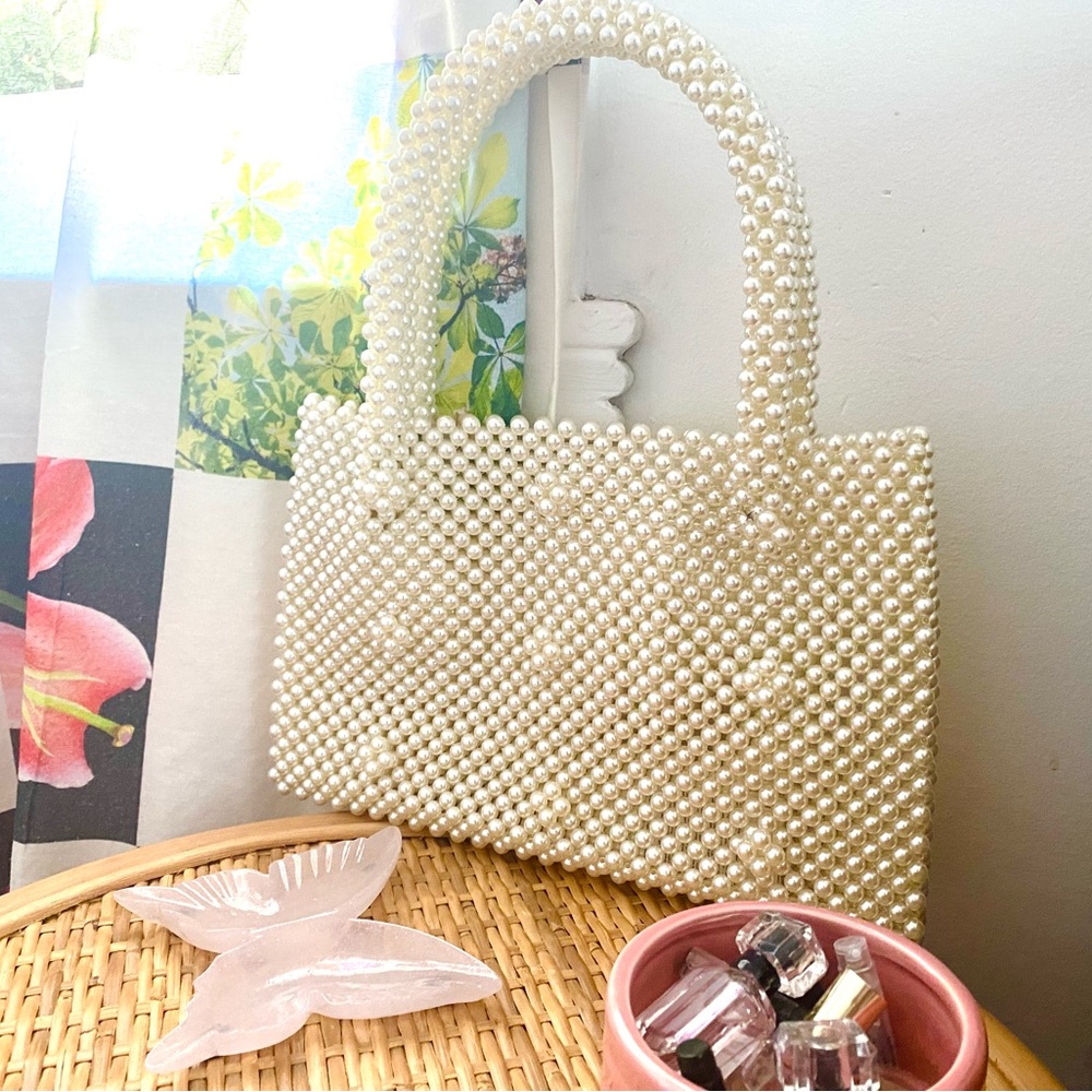 Pearl Beaded Handbag